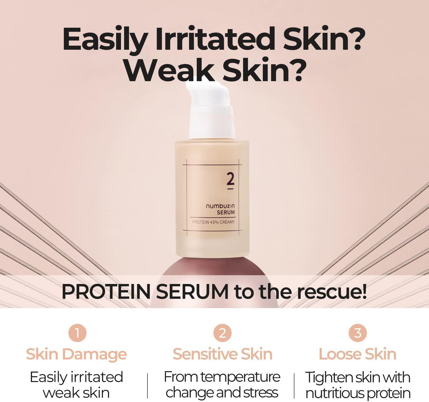 NUMBUZIN No.2 Protein 43% Creamy Serum