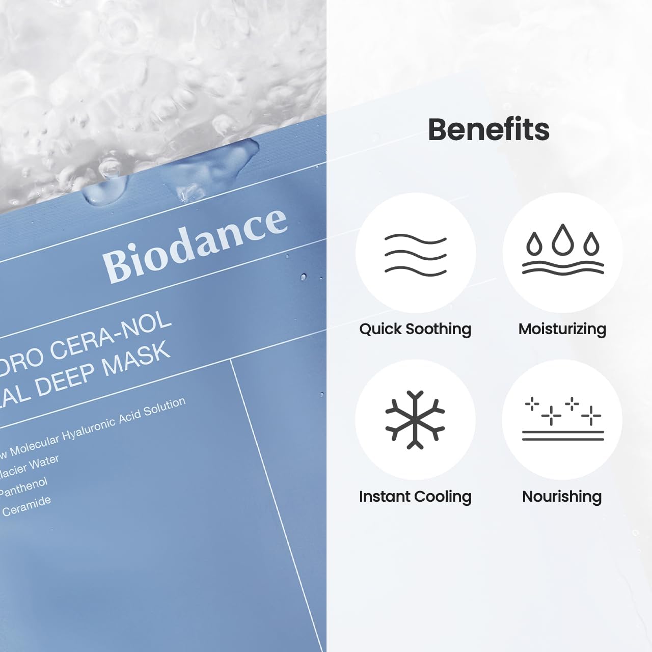 Biodance Hydro Cera-nol Real Deep Mask 4ea