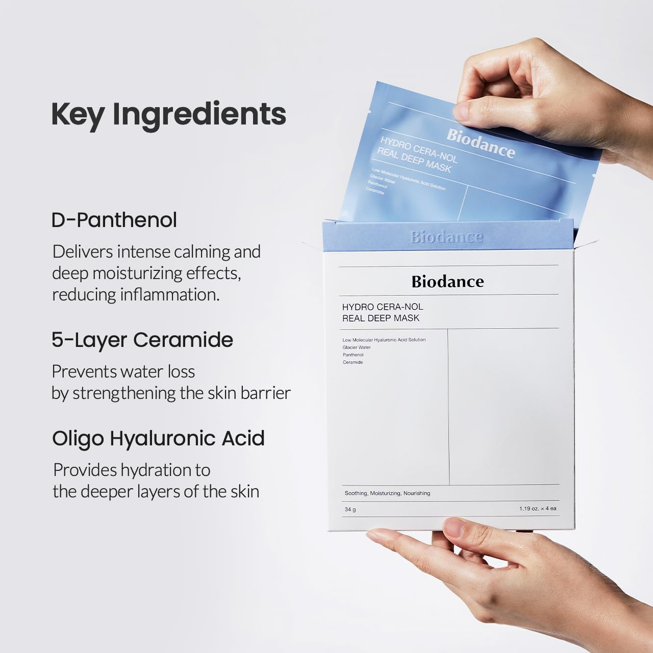 Biodance Hydro Cera-nol Real Deep Mask 4ea