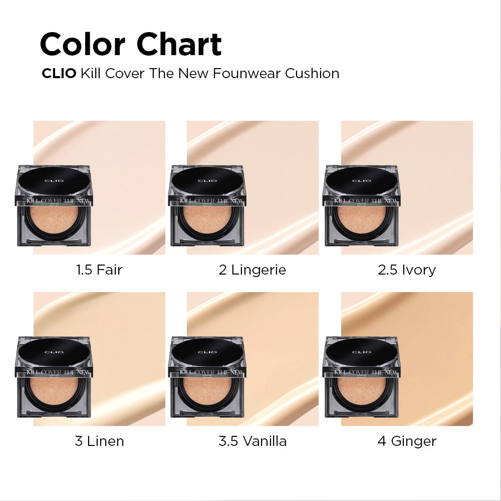 CLIO KILL COVER THE NEW FOUNWEAR CUSHION