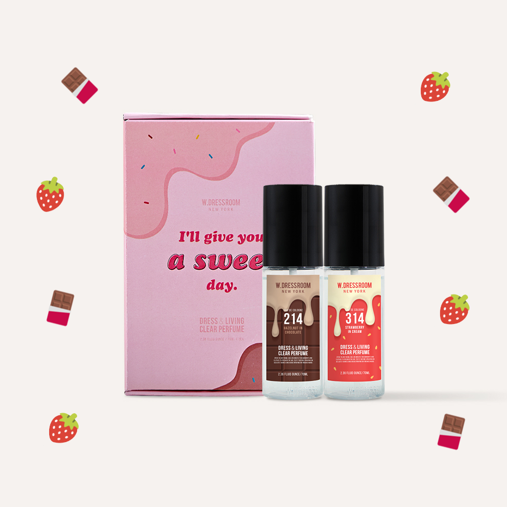 W.Dressroom Dress&Living Clean Perfume 70 ml Limited Edition (214 Choco + 314 Strawberry)