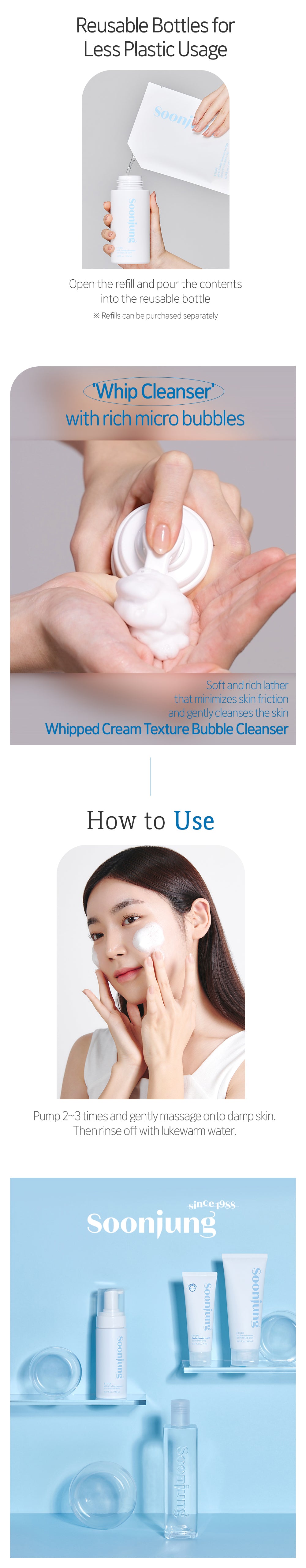 ETUDE HOUSE SoonJung pH 6.5 Whip Cleanser 150ml