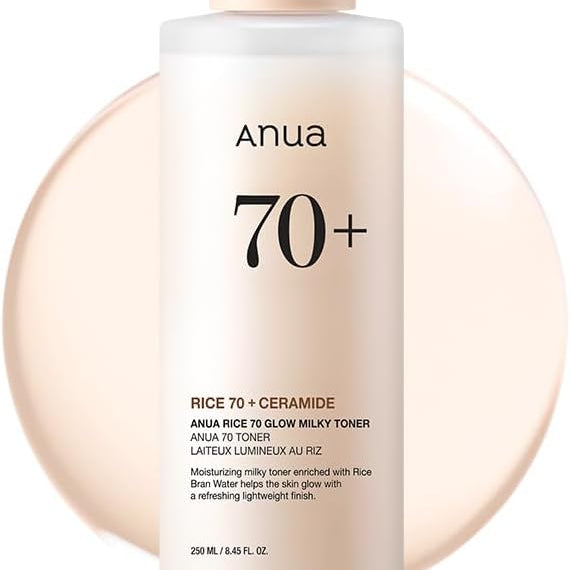 ANUA Rice 70 Ceramide Glow Milky Toner 250ml
