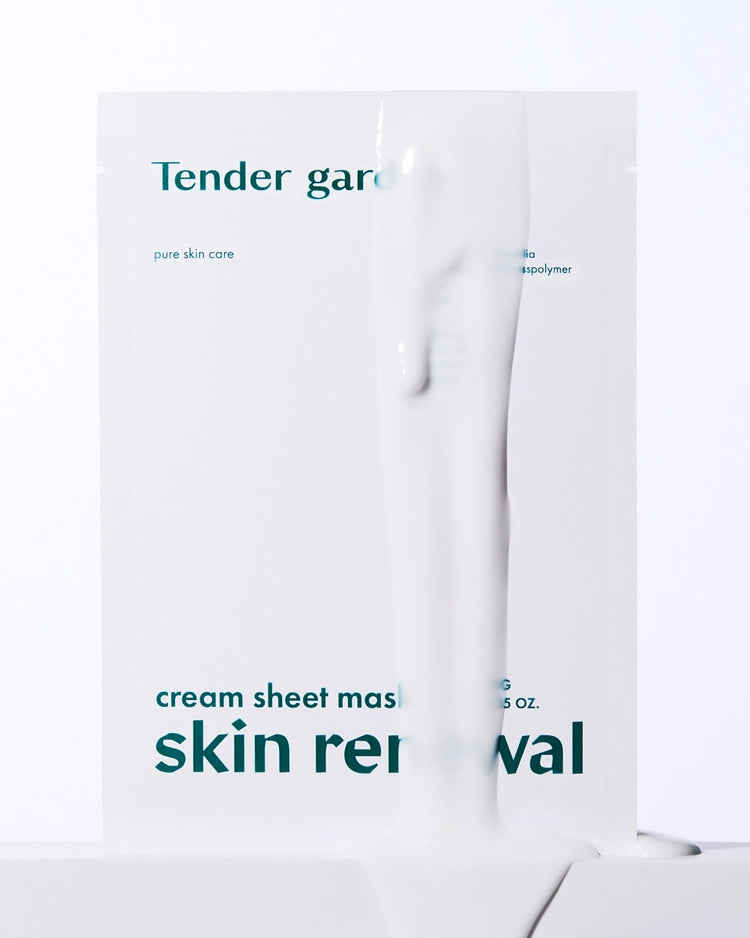 Tender garden Skin Renewal Cream Sheet Mask 30g