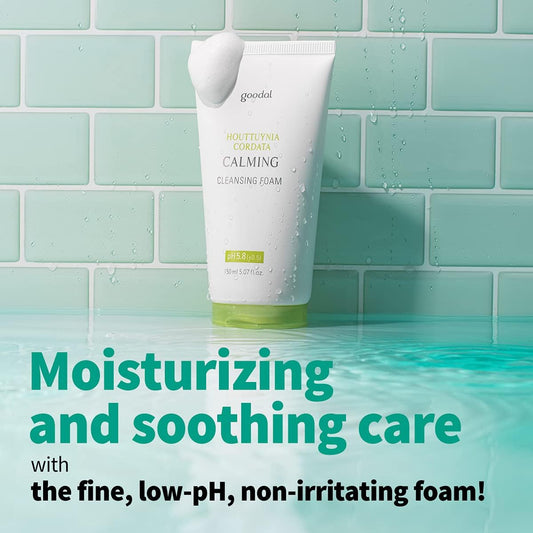 GOODAL HOUTTUYNIA CORDATA CALMING PH BALANCING CLEANSING FOAM