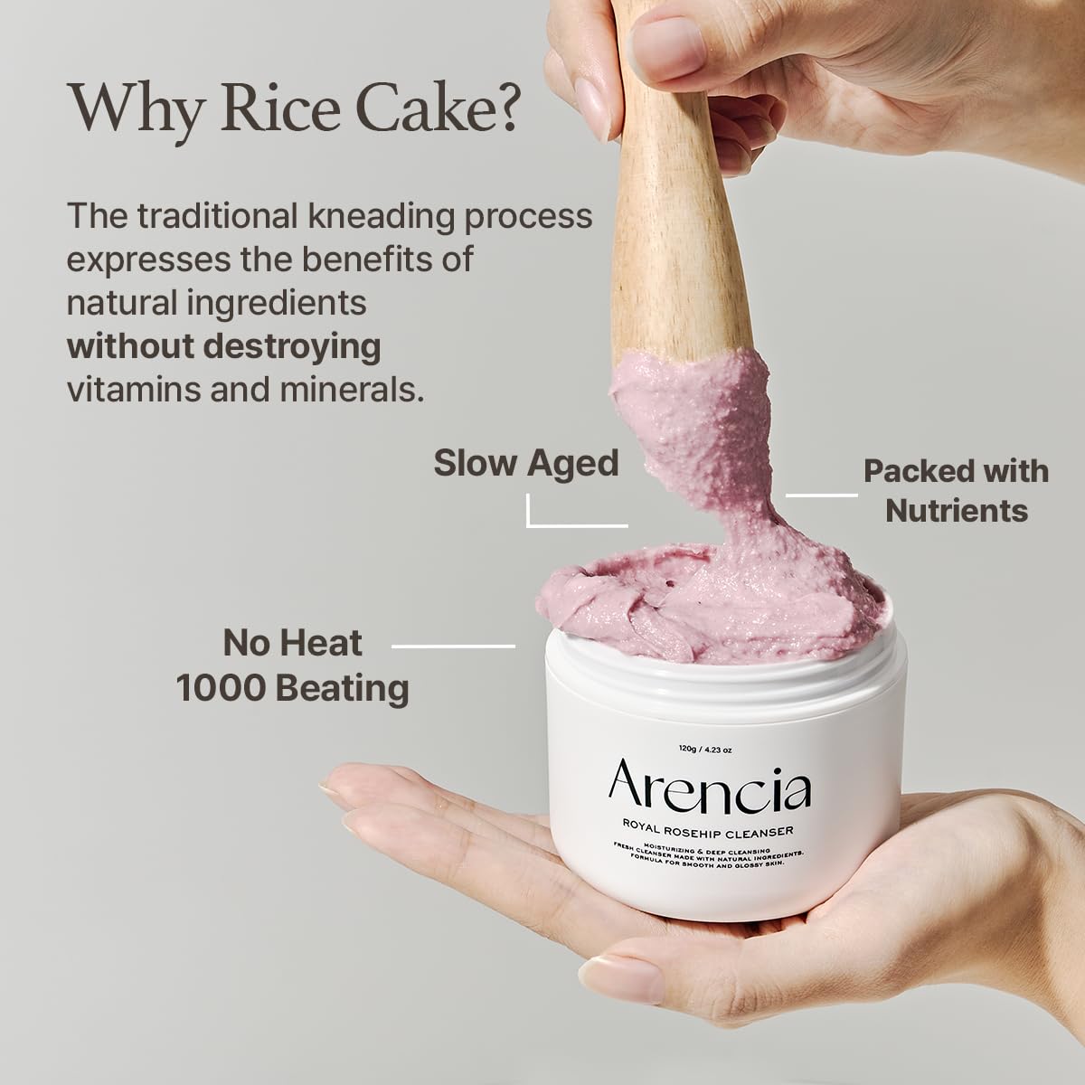 Arencia Fresh Rice Mochi Cleanser