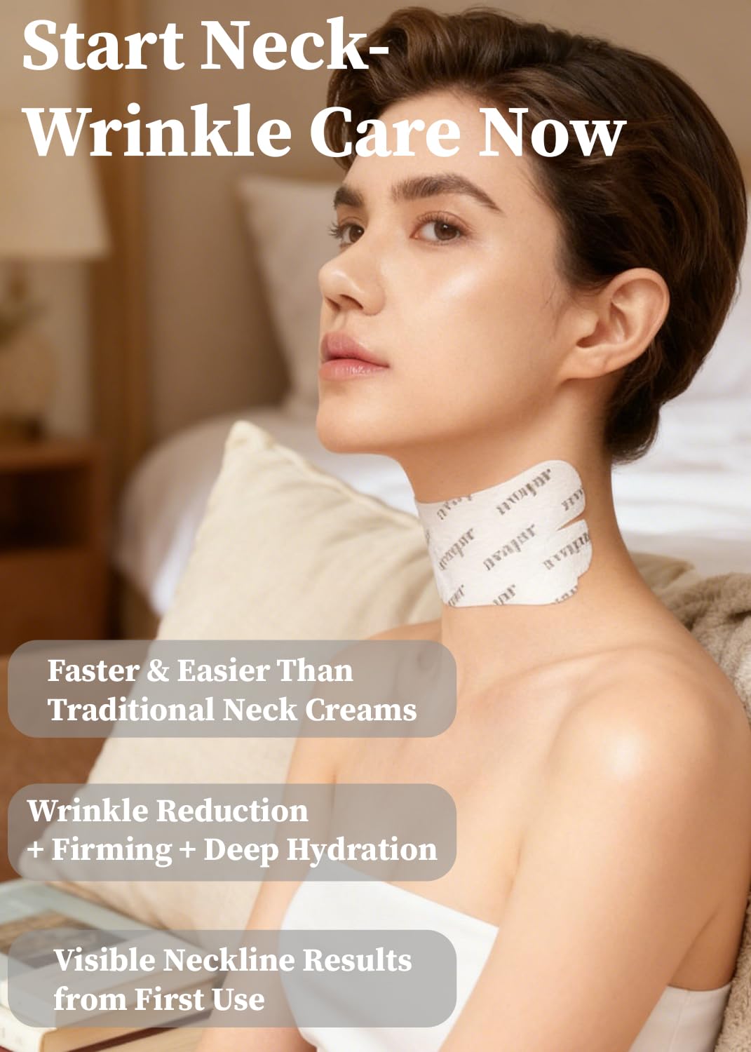 AVAJAR REJUVENATING NECK WRINKLE CONTROL MASK 6gx5ea