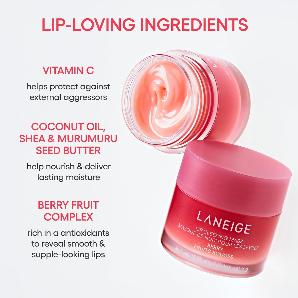 LANEIGE Lip Sleeping Mask 20g Strawberry Shortcake
