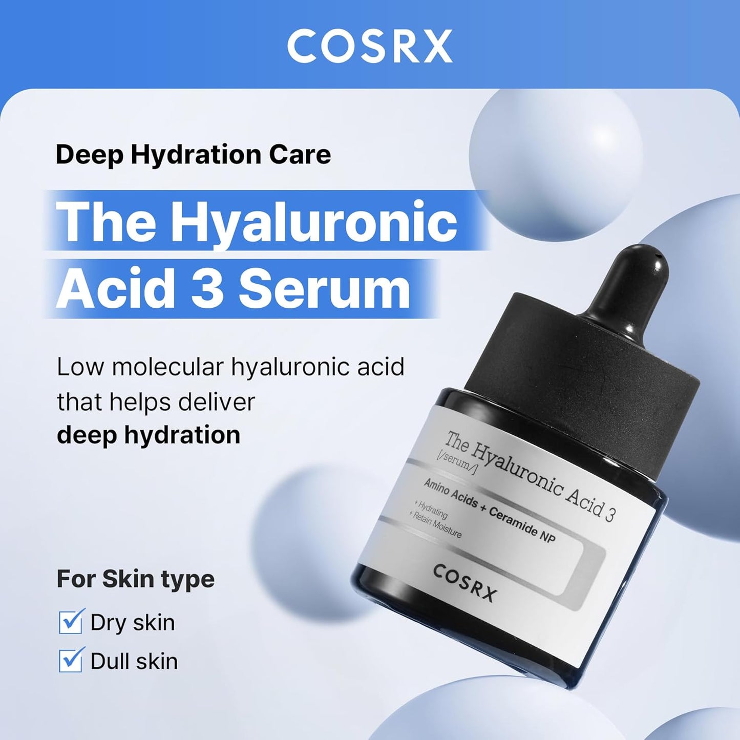 COSRX The Hyaluronic Acid 3 Serum