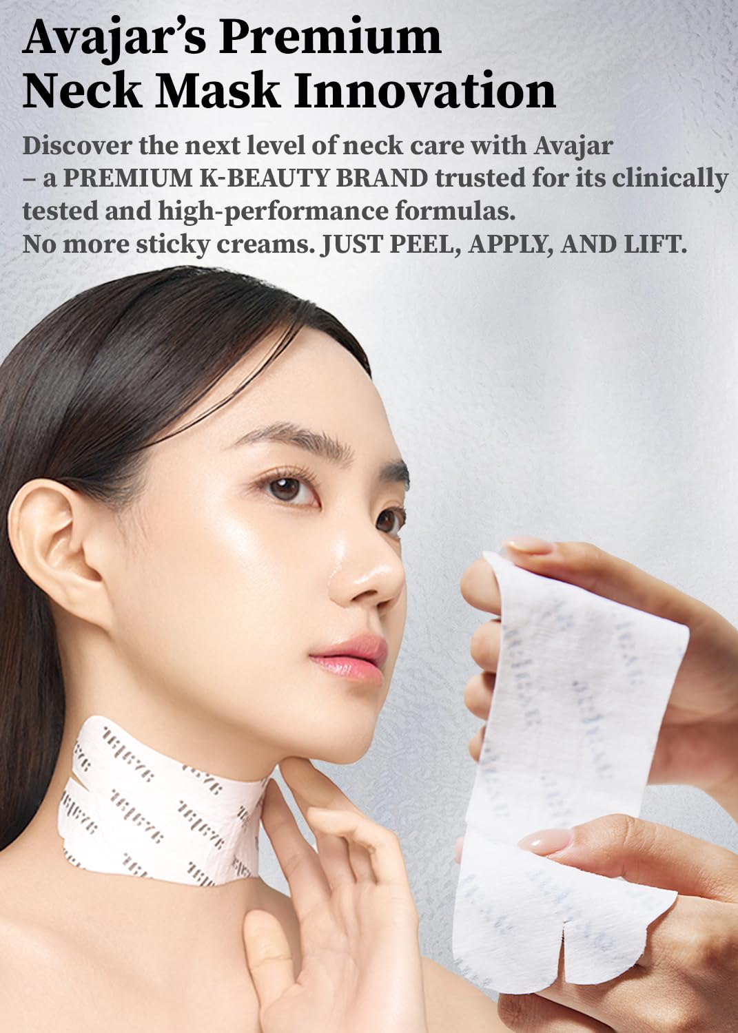 AVAJAR REJUVENATING NECK WRINKLE CONTROL MASK 6gx5ea