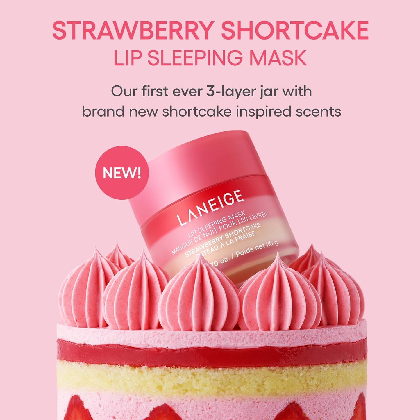 LANEIGE Lip Sleeping Mask 20g Strawberry Shortcake