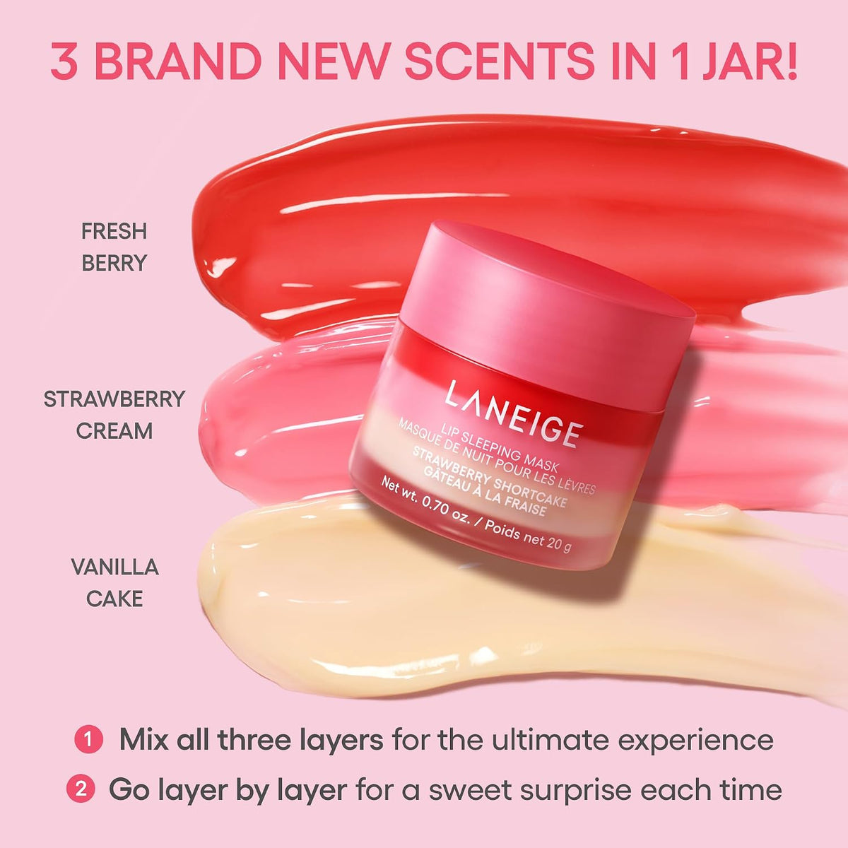 LANEIGE Lip Sleeping Mask 20g Strawberry Shortcake