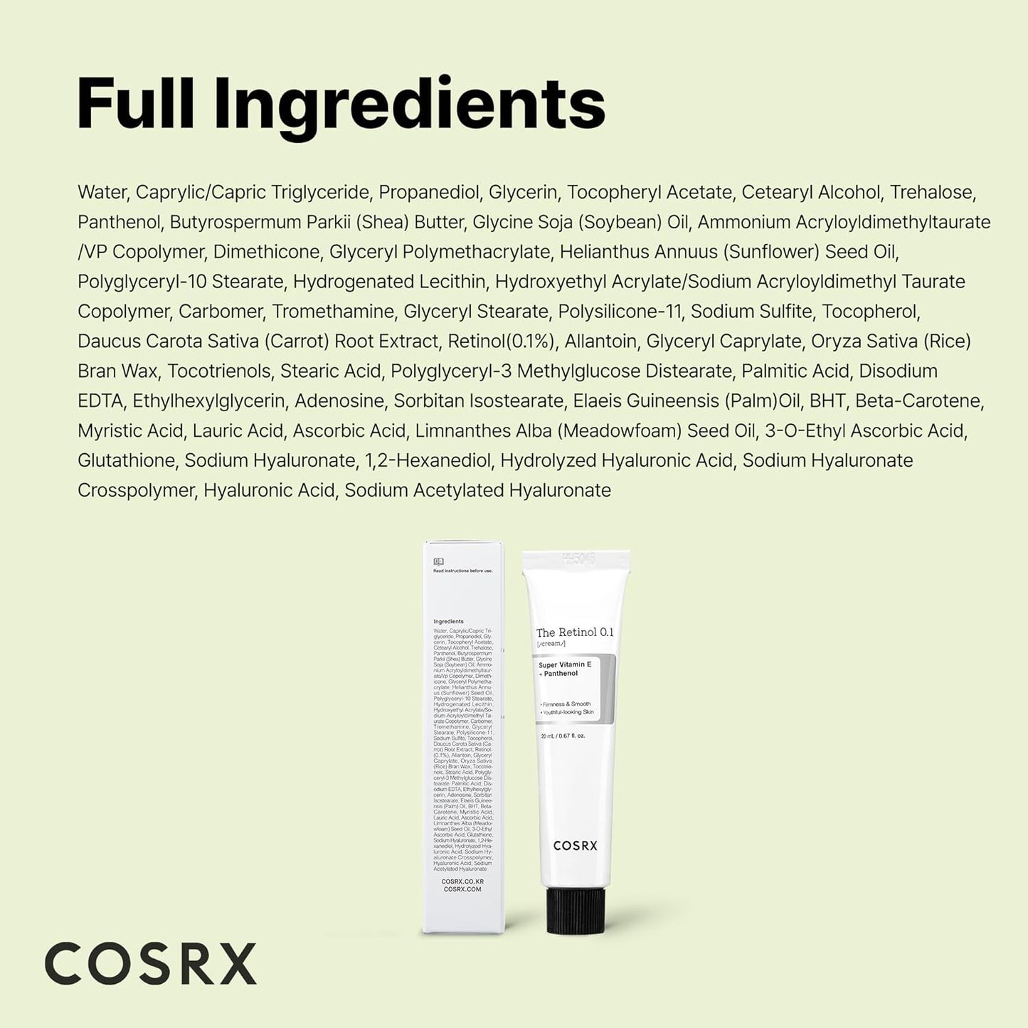 COSRX The Retinol 0.1 Cream