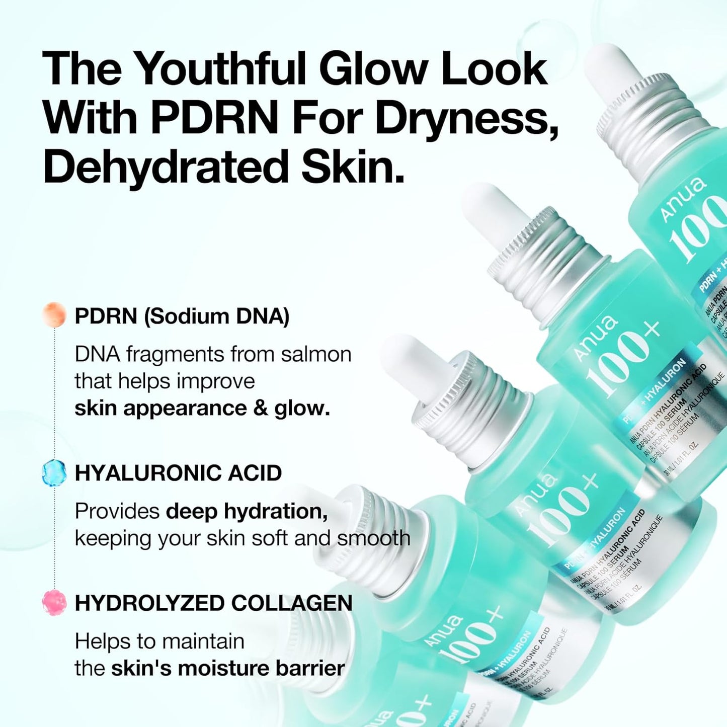 ANUA PDRN Hyaluronic Acid Capsule 100 Serum 30ml