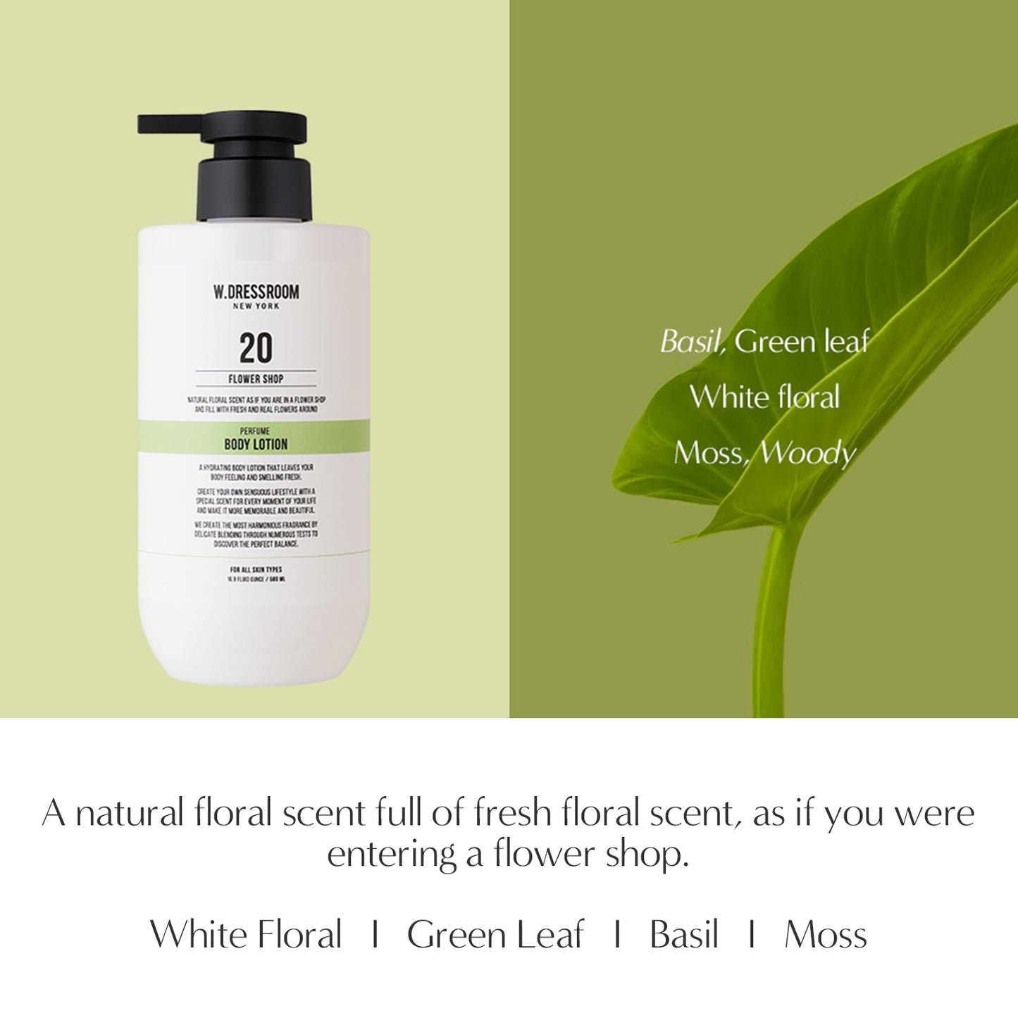 W.Dressroom Body Lotion 500ml New