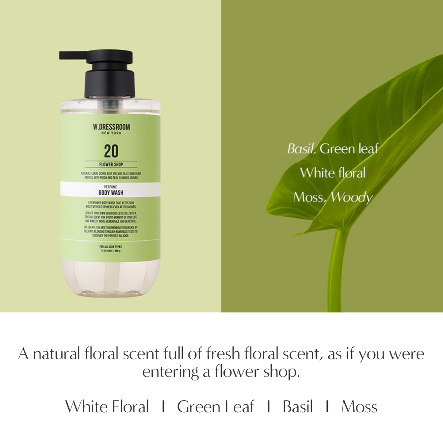 W.Dressroom Body Wash 500g New