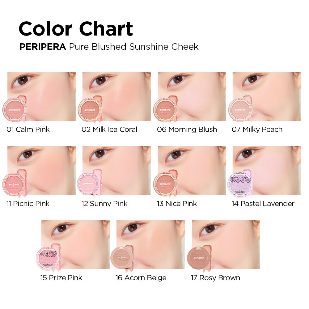 PERIPERA PURE BLUSHED SUNSHINE CHEEK