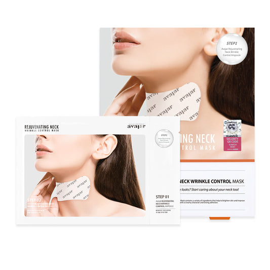 AVAJAR REJUVENATING NECK WRINKLE CONTROL MASK 6gx5ea