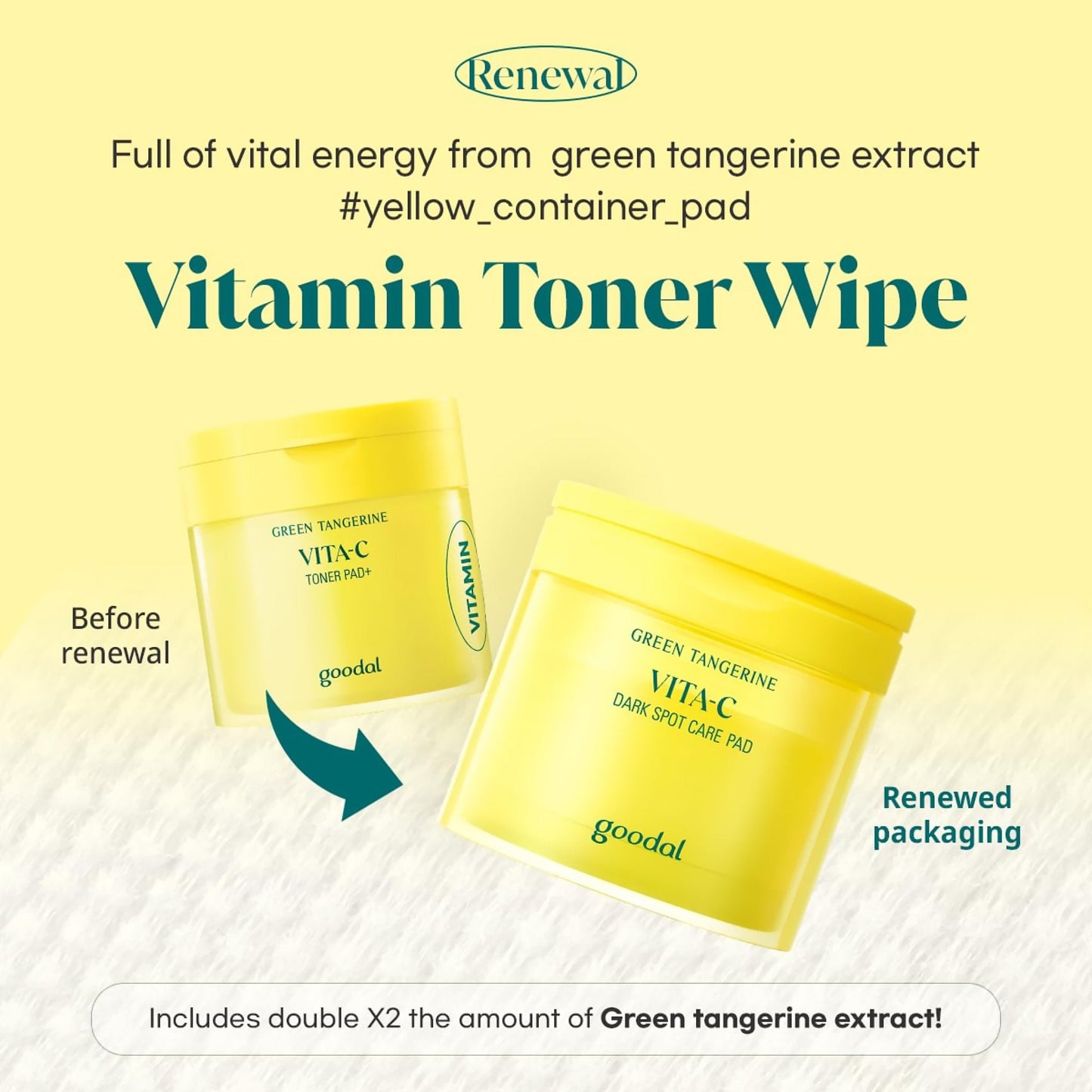 GOODAL GREEN TANGERINE VITA C DARK SPOT CARE PAD (23AD)