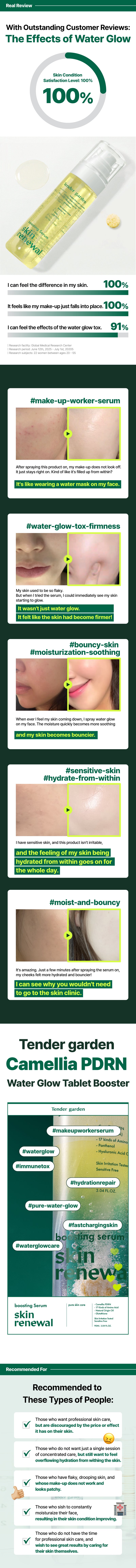 Tender garden Skin Renewal Dual Boosting Set